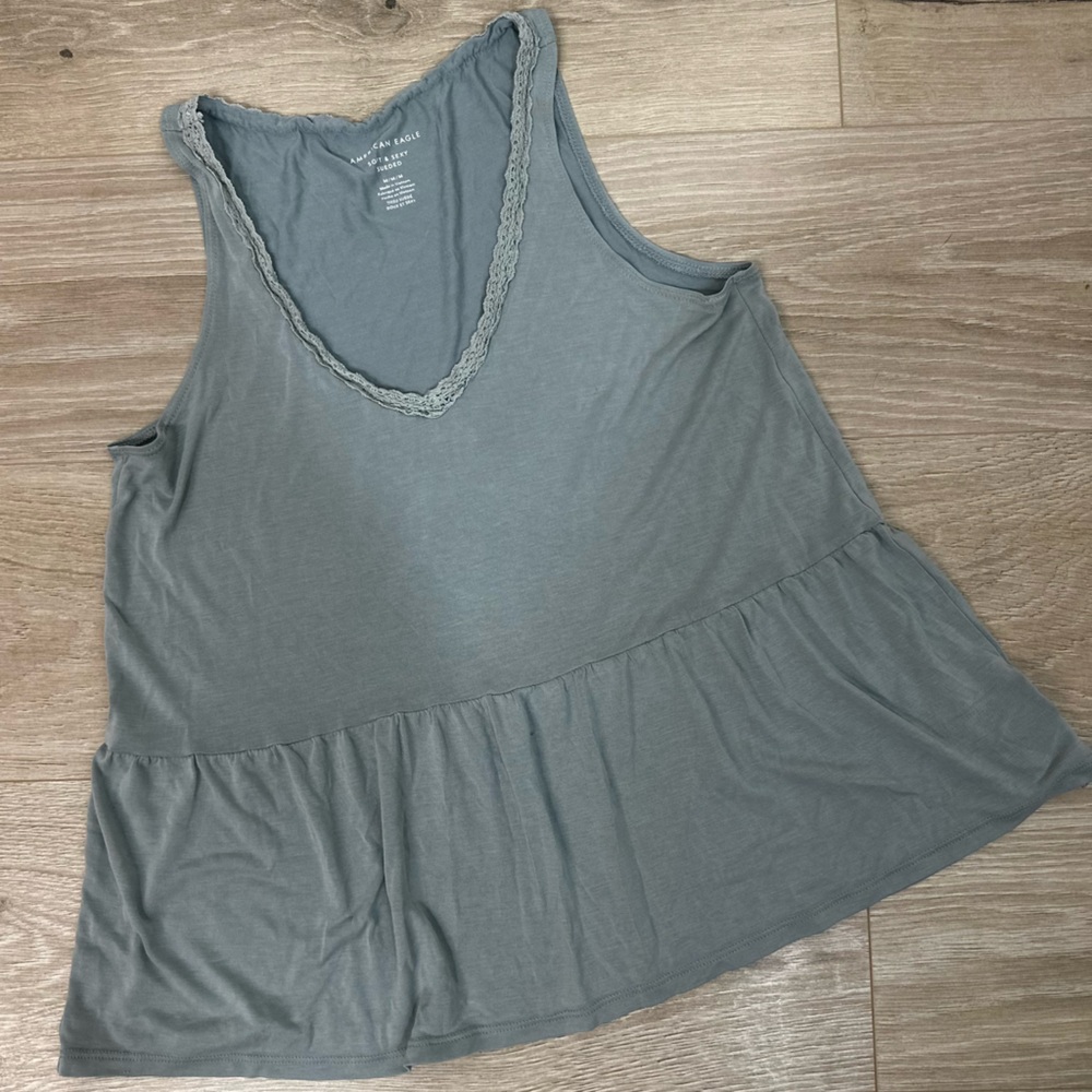 American Eagle soft and sexy suede tank top